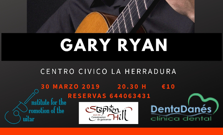 El guitarrista y compositor Gary Ryan dar este sbado un concierto en La Herradura 